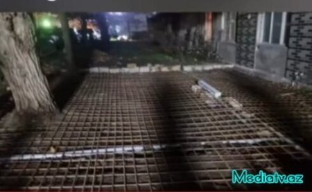 Binəqədidə ekoloji cinayət: ağaclar beton altında boğulur-FOTOFAKT