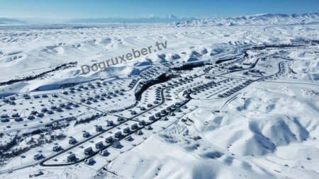 Səmadan görünən nizam: Horovlu kəndində qış mənzərəsi