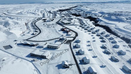 Səmadan görünən nizam: Horovlu kəndində qış mənzərəsi