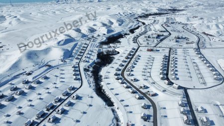 Səmadan görünən nizam: Horovlu kəndində qış mənzərəsi