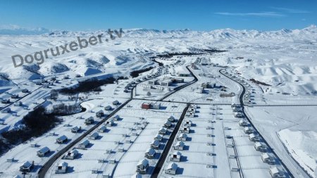 Səmadan görünən nizam: Horovlu kəndində qış mənzərəsi