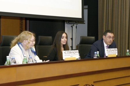 Leyla Əliyeva Cenevrədə müzakirələrdə iştirak etdi - FOTOLAR Leyla Əliyeva Cenevrədə müzakirələrdə iştirak etdi - FOTOLAR