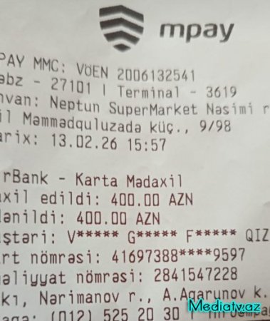 400 MANATI GERİ QAYTARMAQ GÜNAHI ÖRTÜRMÜ?”