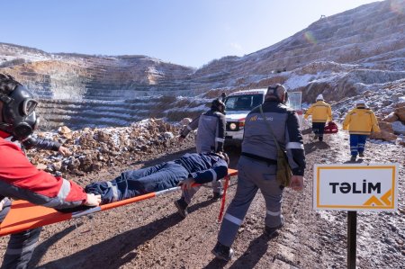 “AzerGold” QSC Daşkəsəndə Ümumdünya Mülki Müdafiə Gününə həsr olunmuş tədbir keçirib