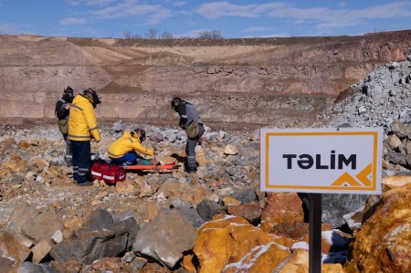 “AzerGold” QSC Daşkəsəndə Ümumdünya Mülki Müdafiə Gününə həsr olunmuş tədbir keçirib