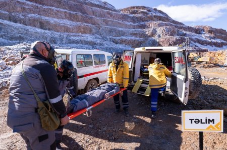 “AzerGold” QSC Daşkəsəndə Ümumdünya Mülki Müdafiə Gününə həsr olunmuş tədbir keçirib