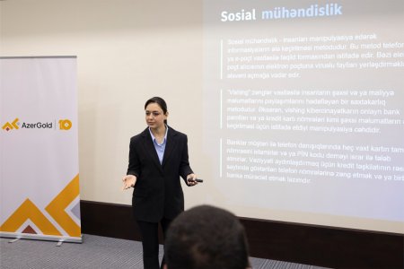 “AzerGold” QSC-də kibertəhlükəsizlik üzrə növbəti təlim keçirilib - FOTO