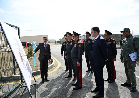 Yeni hərbi obyektlər istifadəyə verildi - FOTO