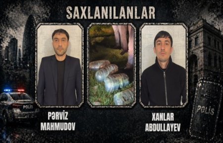 Oğuzda narkokuryerlər saxlanılıb