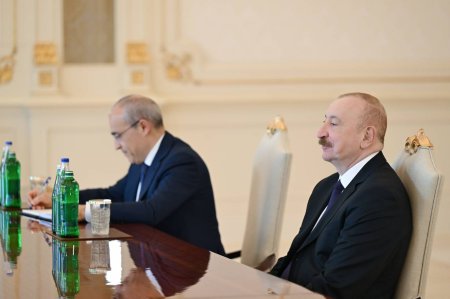İlham Əliyev İslam İnkişaf Bankı Qrupunun sədrini qəbul edib | FOTO İlham Əliyev İslam İnkişaf Bankı Qrupunun sədrini qəbul edib | FOTO