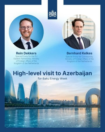 Niderlandın xüsusi elçiləri Azərbaycana səfər edəcəklər