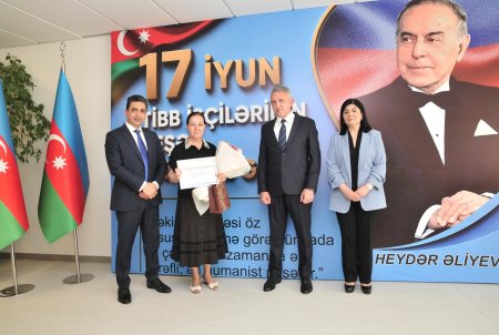 Abşeron rayonunda “17 İyun Tibb İşçilərinin Peşə Bayramı Günü” qeyd edilib