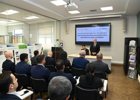 “Azərişıq” ASC-yə ISO beynəlxalq standartları üzrə sertifikatlar təqdim olunub 