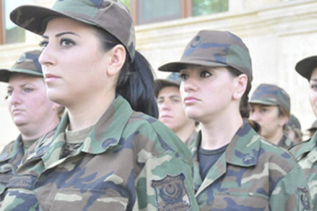 Azərbaycan Ordusundakı qadınların sayı açıqlandı