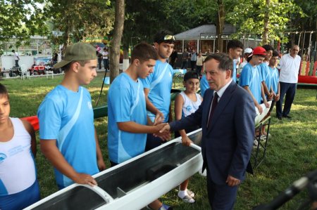 Qazaxda ilk dəfə avarçəkmə tədbiri təşkil olunub